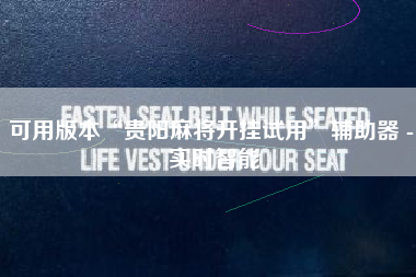 可用版本“贵阳麻将开挂试用”辅助器 - 实时智能