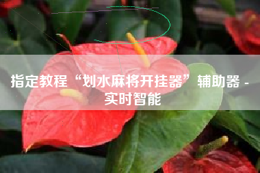 指定教程“划水麻将开挂器	”辅助器 - 实时智能