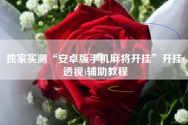 独家实测“安卓版手机麻将开挂”开挂(透视)辅助教程