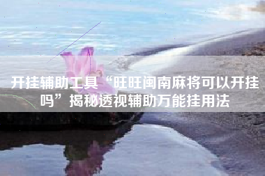 开挂辅助工具“旺旺闽南麻将可以开挂吗	”揭秘透视辅助万能挂用法