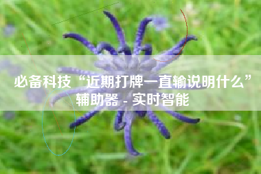 必备科技“近期打牌一直输说明什么”辅助器 - 实时智能
