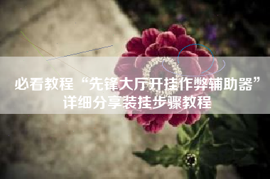 必看教程“先锋大厅开挂作弊辅助器	”详细分享装挂步骤教程