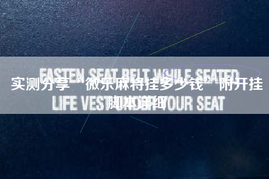 实测分享“微乐麻将挂多少钱”附开挂脚本详细