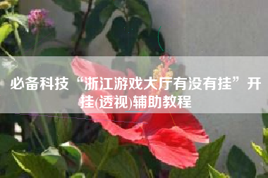 必备科技“浙江游戏大厅有没有挂	”开挂(透视)辅助教程