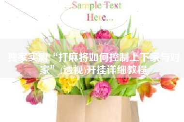 独家实测“打麻将如何控制上下家与对家”(透视)开挂详细教程