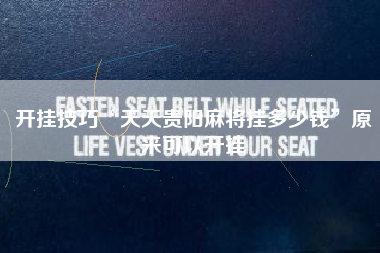 开挂技巧“天天贵阳麻将挂多少钱”原来可以开挂