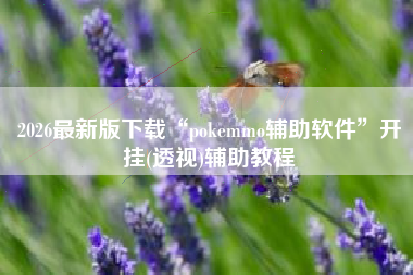 2026最新版下载“pokemmo辅助软件”开挂(透视)辅助教程